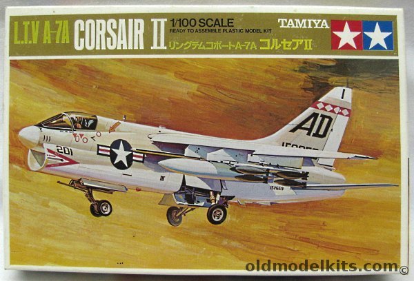 Tamiya 1/100 LTV A-7A Corasir II - US Navy VA-86 or VA-174, PA1002-100 plastic model kit